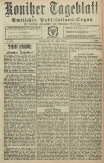 Konitzer Tageblatt.Amtliches Publikations=Organ, nr142