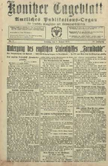Konitzer Tageblatt.Amtliches Publikations=Organ, nr2