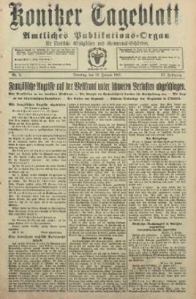 Konitzer Tageblatt.Amtliches Publikations=Organ, nr9