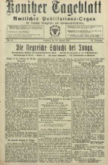 Konitzer Tageblatt.Amtliches Publikations=Organ, nr15