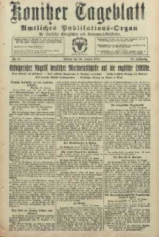 Konitzer Tageblatt.Amtliches Publikations=Organ, nr18