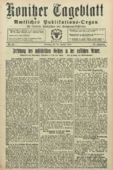 Konitzer Tageblatt.Amtliches Publikations=Organ, nr20
