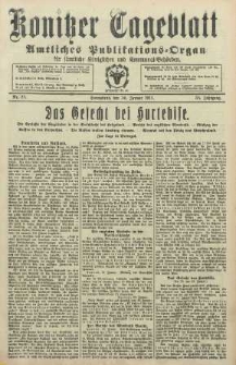 Konitzer Tageblatt.Amtliches Publikations=Organ, nr25