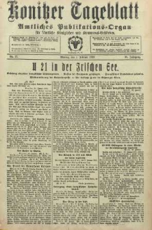Konitzer Tageblatt.Amtliches Publikations=Organ, nr27