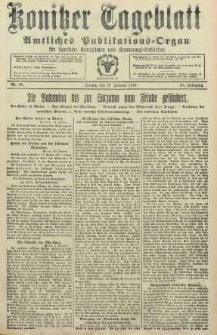 Konitzer Tageblatt.Amtliches Publikations=Organ, nr36