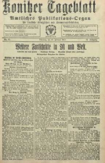 Konitzer Tageblatt.Amtliches Publikations=Organ, nr39