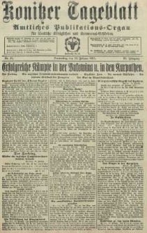 Konitzer Tageblatt.Amtliches Publikations=Organ, nr47