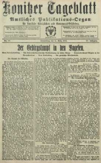 Konitzer Tageblatt.Amtliches Publikations=Organ, nr59