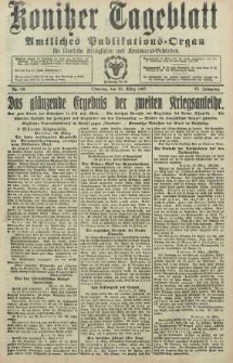 Konitzer Tageblatt.Amtliches Publikations=Organ, nr69