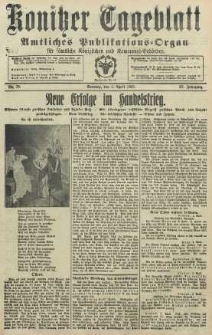 Konitzer Tageblatt.Amtliches Publikations=Organ, nr79