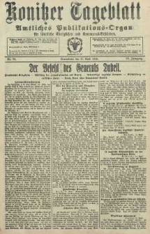 Konitzer Tageblatt.Amtliches Publikations=Organ, nr89