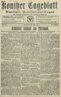 Konitzer Tageblatt.Amtliches Publikations=Organ, nr100