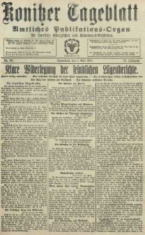 Konitzer Tageblatt.Amtliches Publikations=Organ, nr101