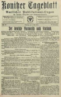 Konitzer Tageblatt.Amtliches Publikations=Organ, nr103