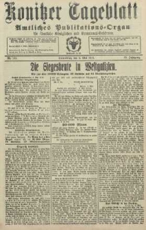 Konitzer Tageblatt.Amtliches Publikations=Organ, nr105