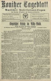 Konitzer Tageblatt.Amtliches Publikations=Organ, nr107
