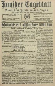 Konitzer Tageblatt.Amtliches Publikations=Organ, nr110