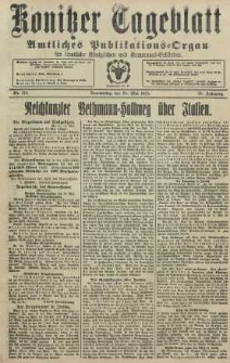 Konitzer Tageblatt.Amtliches Publikations=Organ, nr116