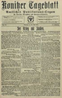 Konitzer Tageblatt.Amtliches Publikations=Organ, nr120