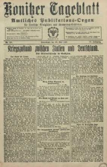 Konitzer Tageblatt.Amtliches Publikations=Organ, nr123