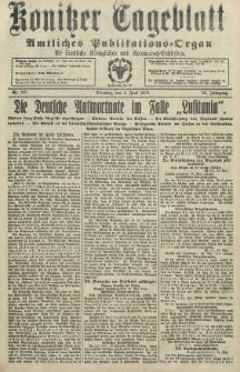 Konitzer Tageblatt.Amtliches Publikations=Organ, nr125