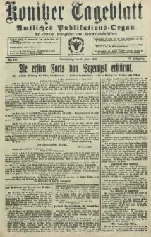 Konitzer Tageblatt.Amtliches Publikations=Organ, nr127