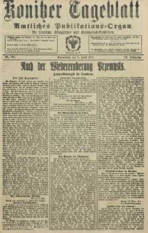 Konitzer Tageblatt.Amtliches Publikations=Organ, nr129