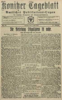 Konitzer Tageblatt.Amtliches Publikations=Organ, nr130