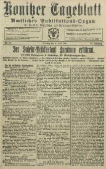 Konitzer Tageblatt.Amtliches Publikations=Organ, nr131