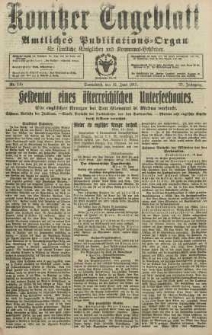 Konitzer Tageblatt.Amtliches Publikations=Organ, nr135