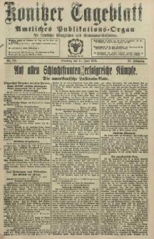 Konitzer Tageblatt.Amtliches Publikations=Organ, nr137