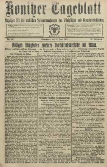 Konitzer Tageblatt.Amtliches Publikations=Organ, nr141
