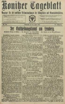 Konitzer Tageblatt.Amtliches Publikations=Organ, nr144