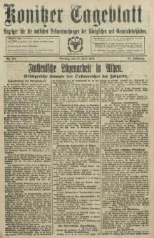 Konitzer Tageblatt.Amtliches Publikations=Organ, nr148