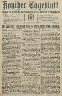 Konitzer Tageblatt.Amtliches Publikations=Organ, nr149
