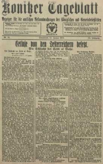 Konitzer Tageblatt.Amtliches Publikations=Organ, nr12