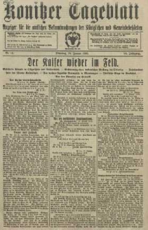 Konitzer Tageblatt.Amtliches Publikations=Organ, nr14