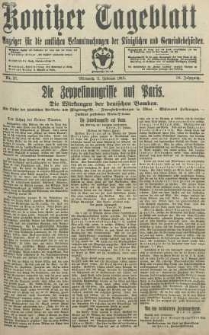 Konitzer Tageblatt.Amtliches Publikations=Organ, nr27