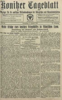 Konitzer Tageblatt.Amtliches Publikations=Organ, nr28