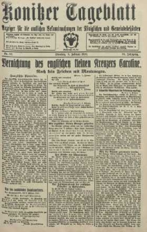 Konitzer Tageblatt.Amtliches Publikations=Organ, nr32