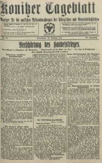 Konitzer Tageblatt.Amtliches Publikations=Organ, nr36