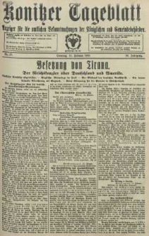 Konitzer Tageblatt.Amtliches Publikations=Organ, nr37