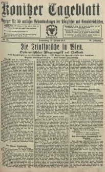 Konitzer Tageblatt.Amtliches Publikations=Organ, nr40