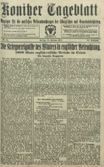 Konitzer Tageblatt.Amtliches Publikations=Organ, nr41