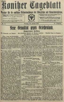 Konitzer Tageblatt.Amtliches Publikations=Organ, nr43