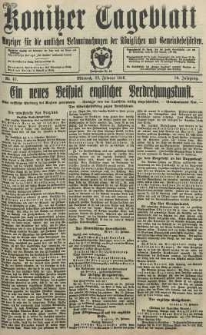 Konitzer Tageblatt.Amtliches Publikations=Organ, nr45