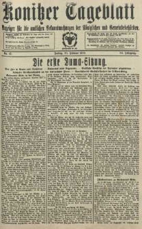 Konitzer Tageblatt.Amtliches Publikations=Organ, nr47