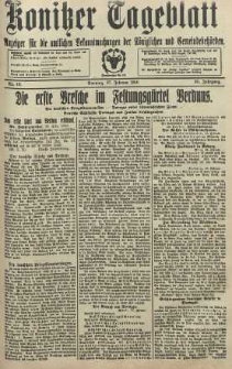 Konitzer Tageblatt.Amtliches Publikations=Organ, nr49