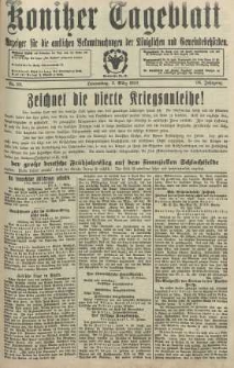 Konitzer Tageblatt.Amtliches Publikations=Organ, nr52