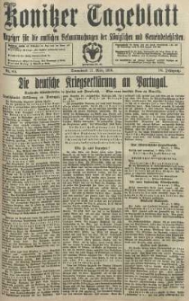 Konitzer Tageblatt.Amtliches Publikations=Organ, nr60